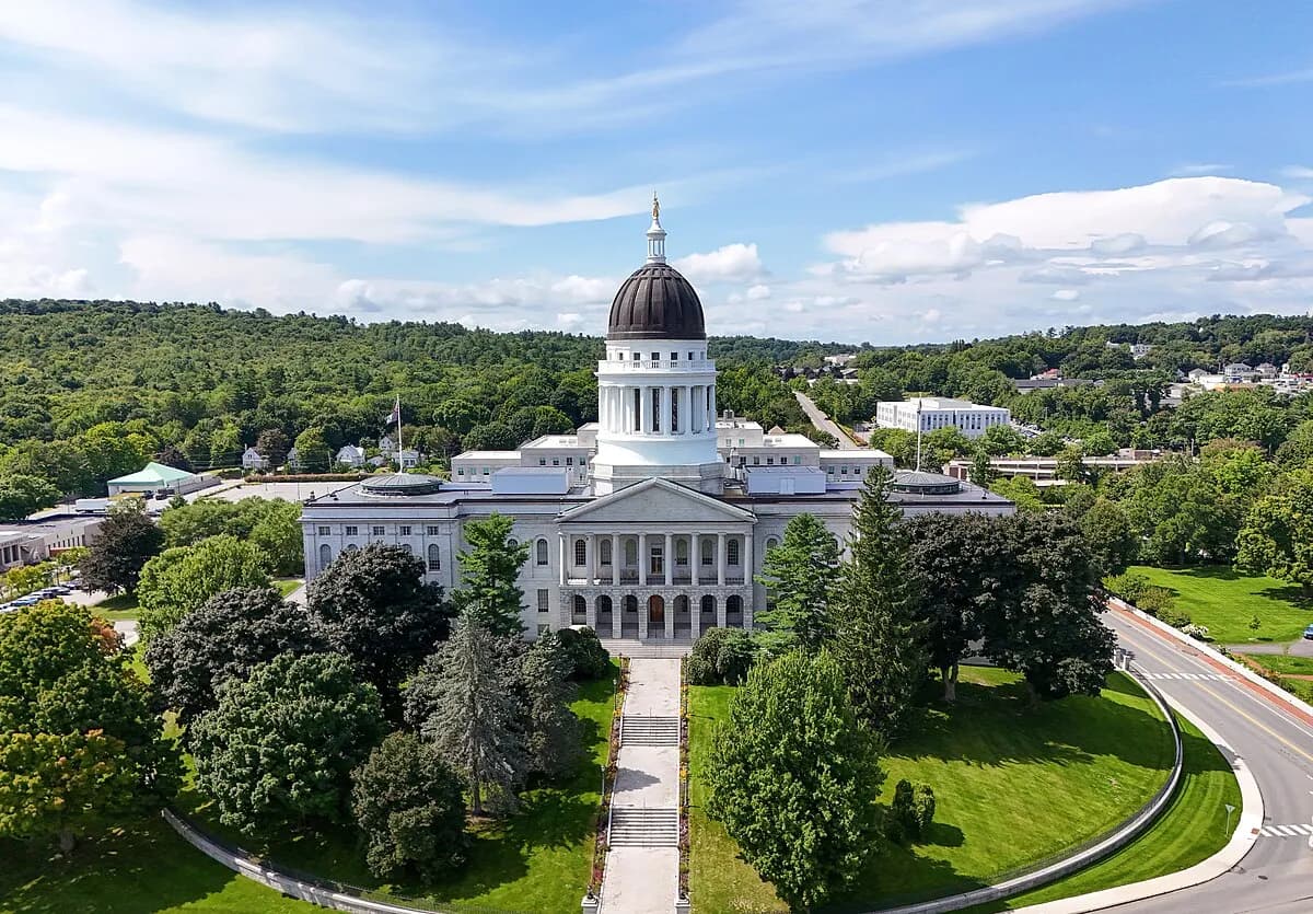 View of Augusta, Maine