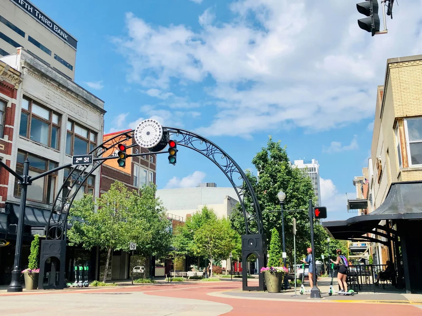 View of Evansville, Indiana