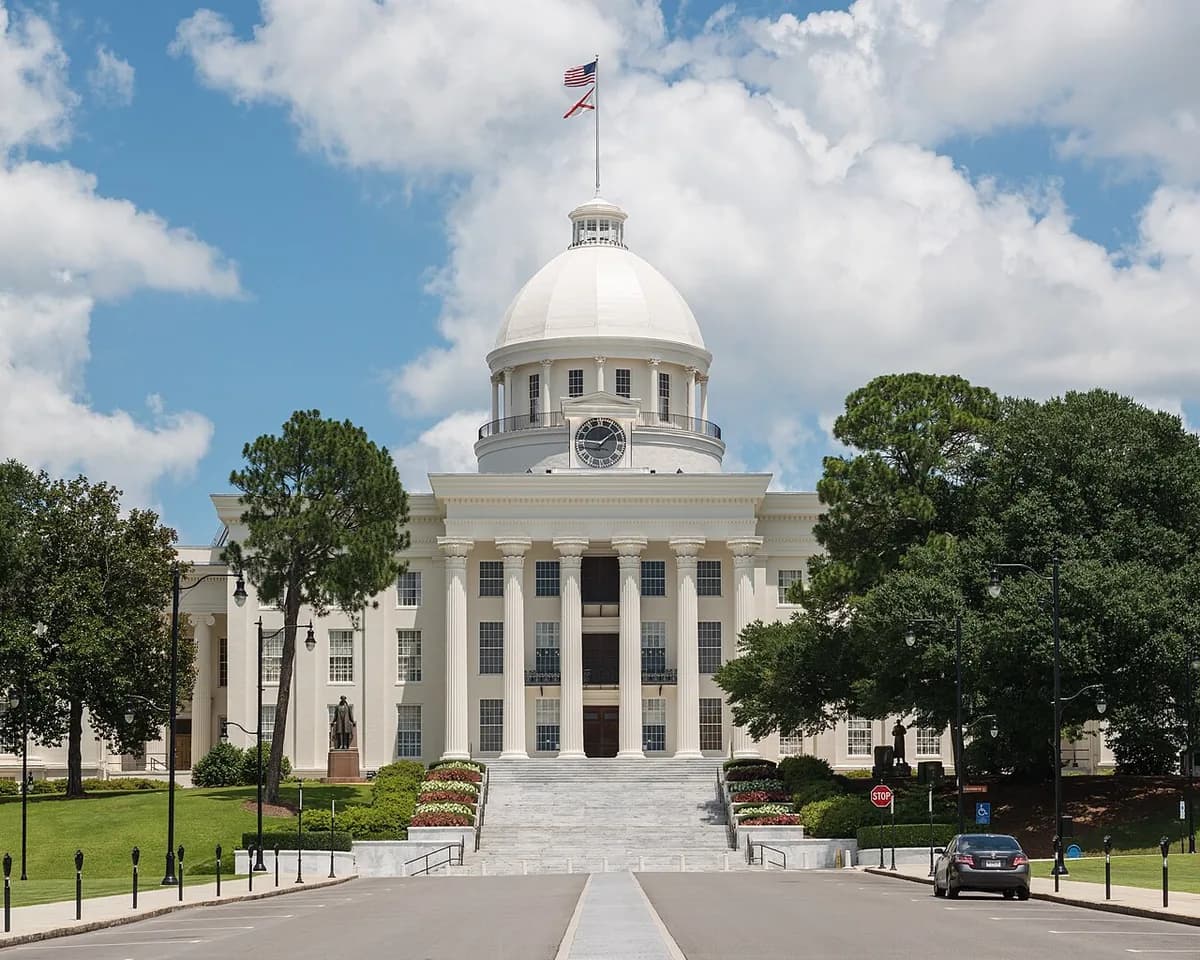 Alabama State Capitol in Montgomery, Alabama