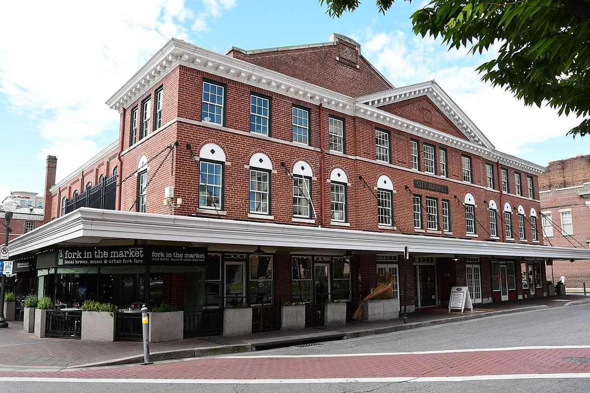 Roanoke City Market building in Roanoke, Virginia