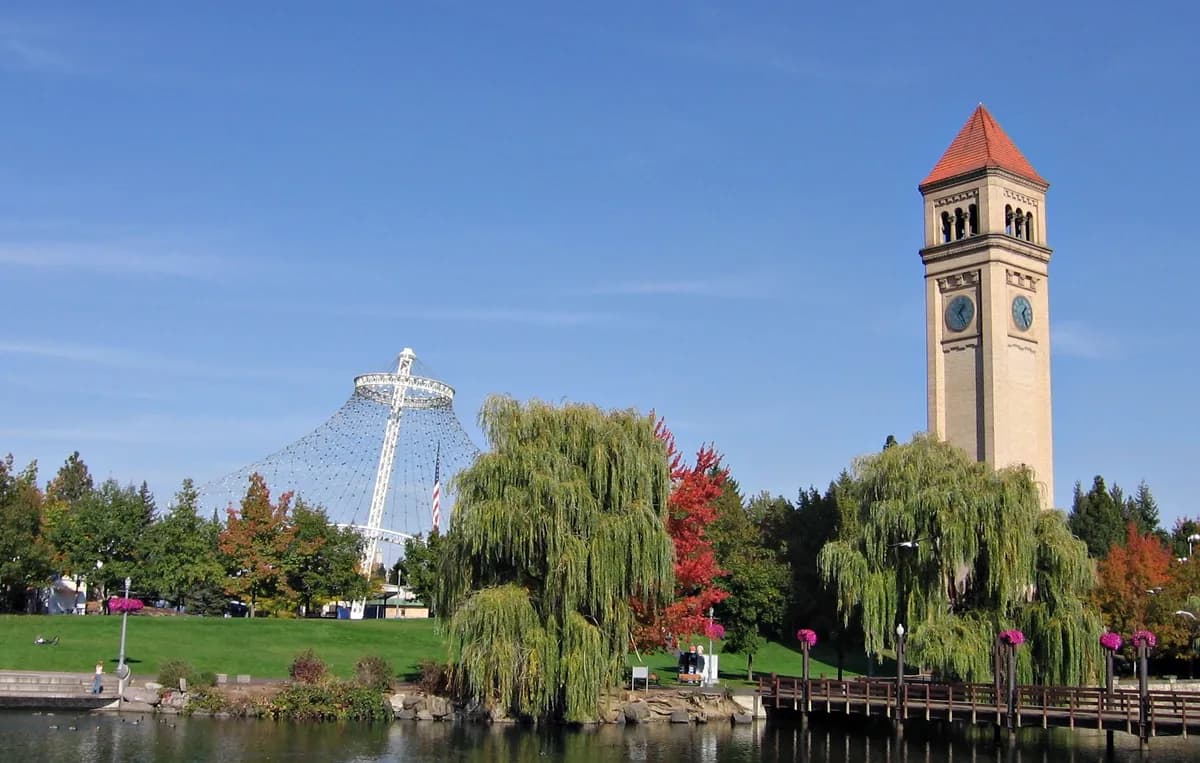 Cityscape of Spokane, Washington