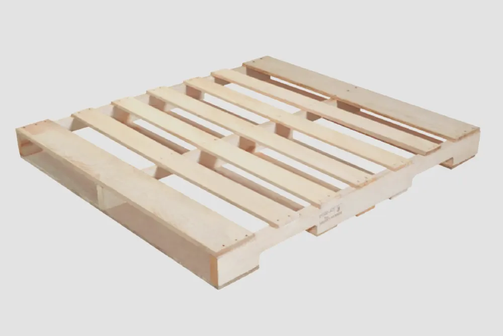 New light pine 48 x 40 wood stringer pallet